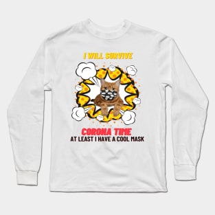 CAT I will survive Long Sleeve T-Shirt